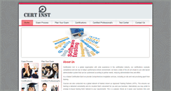 Desktop Screenshot of certificationinst.org